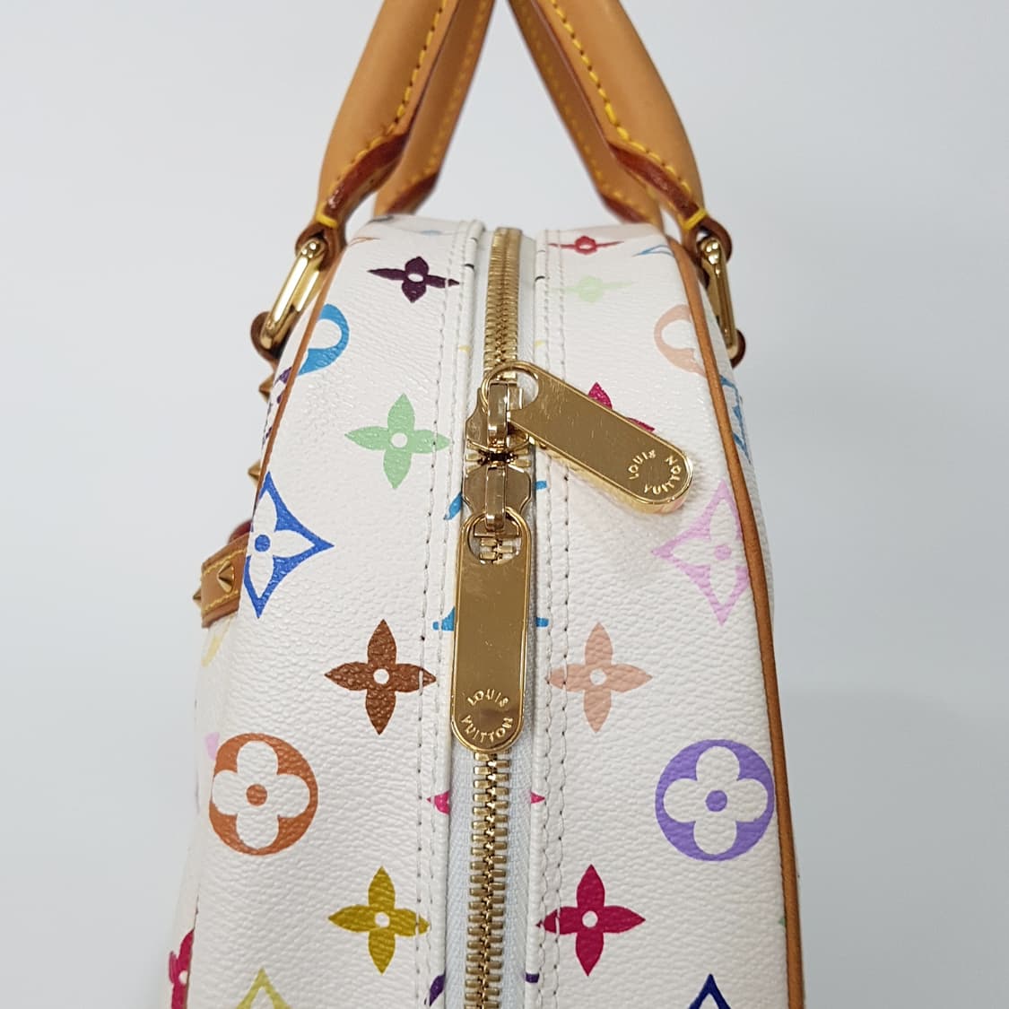 루이비통 M92663 모노그램 멀티 화이트 트루빌 토트백 상품이미지5