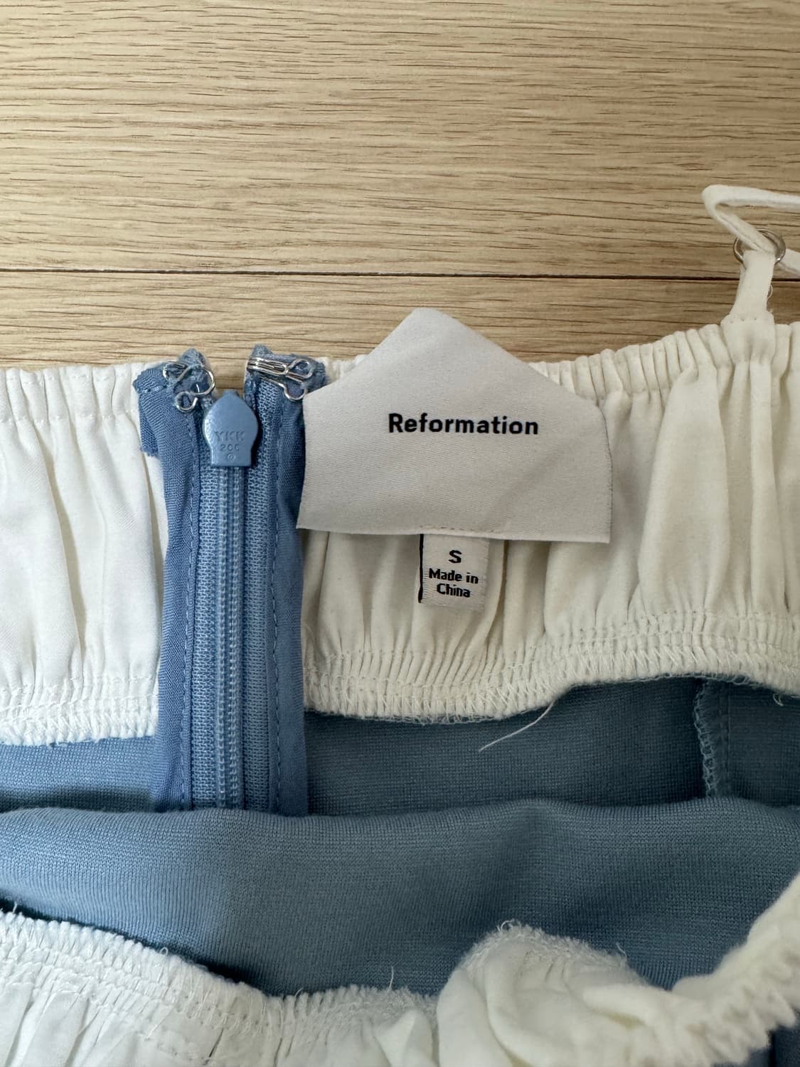 [S] 리포메이션(Reformation) 배색 나시 원피스 상품이미지3