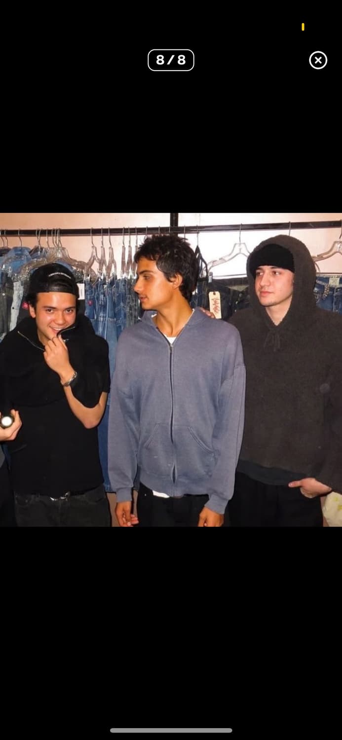 [XL] 90s USA 빈티지 러셀 후드집업 소프트 퍼플 상품이미지1