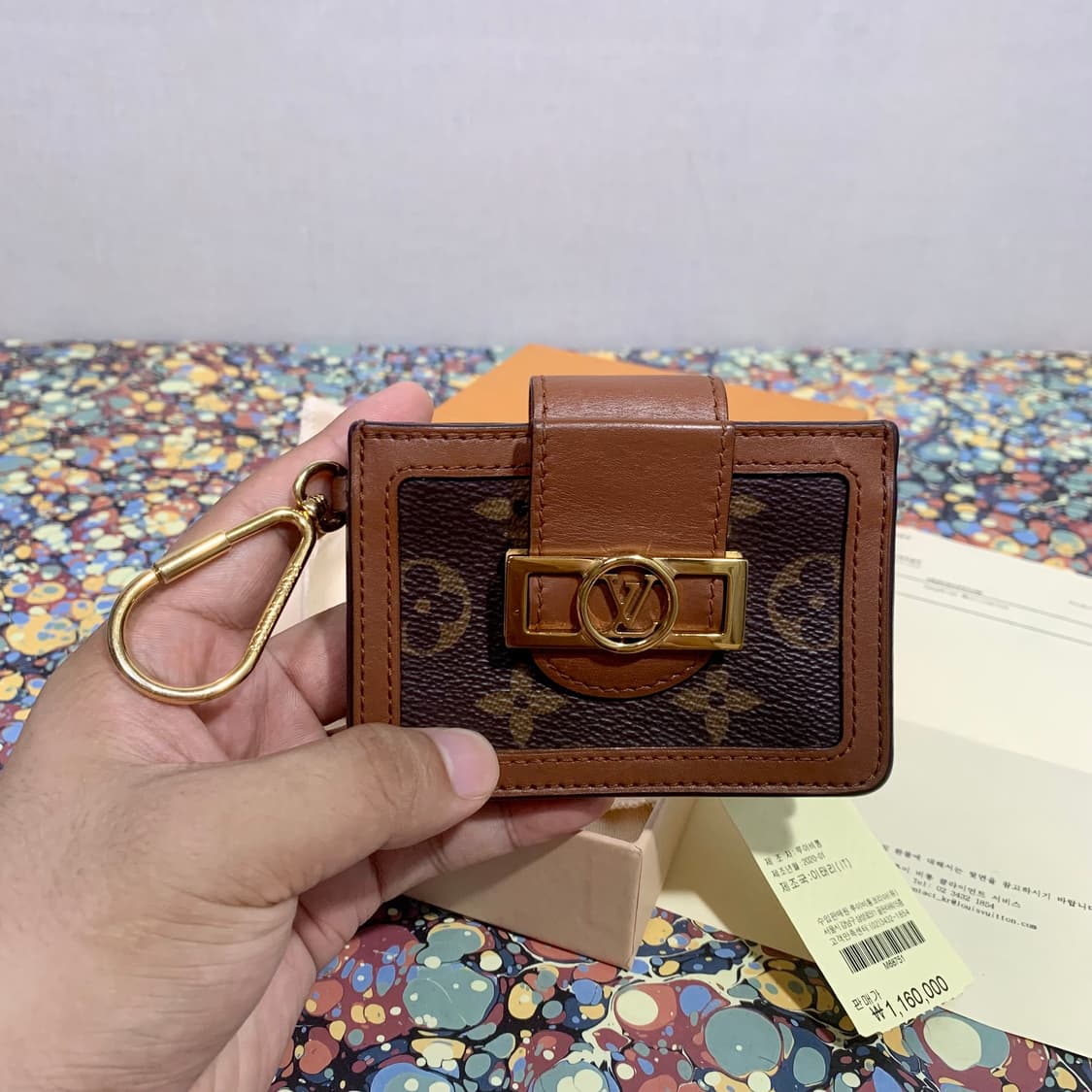 루이비통 도핀 멀티카르트 동전 카드지갑 상품이미지2