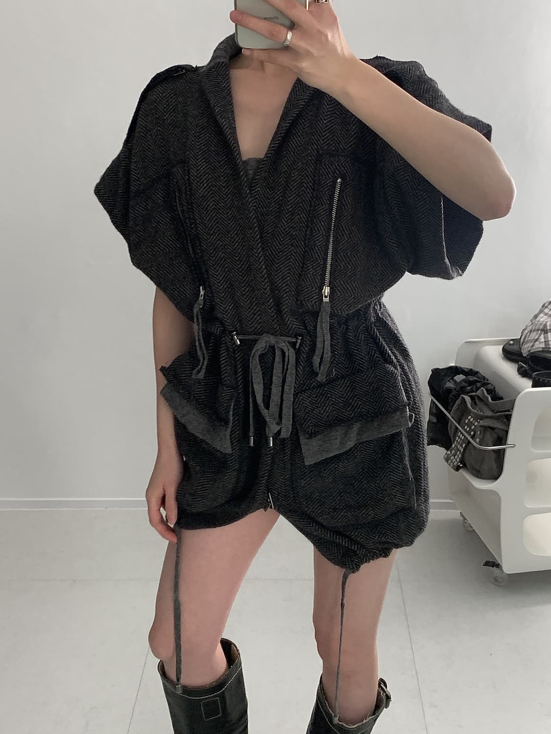 [개인소장] Wool Herringbone Dress 상품이미지1