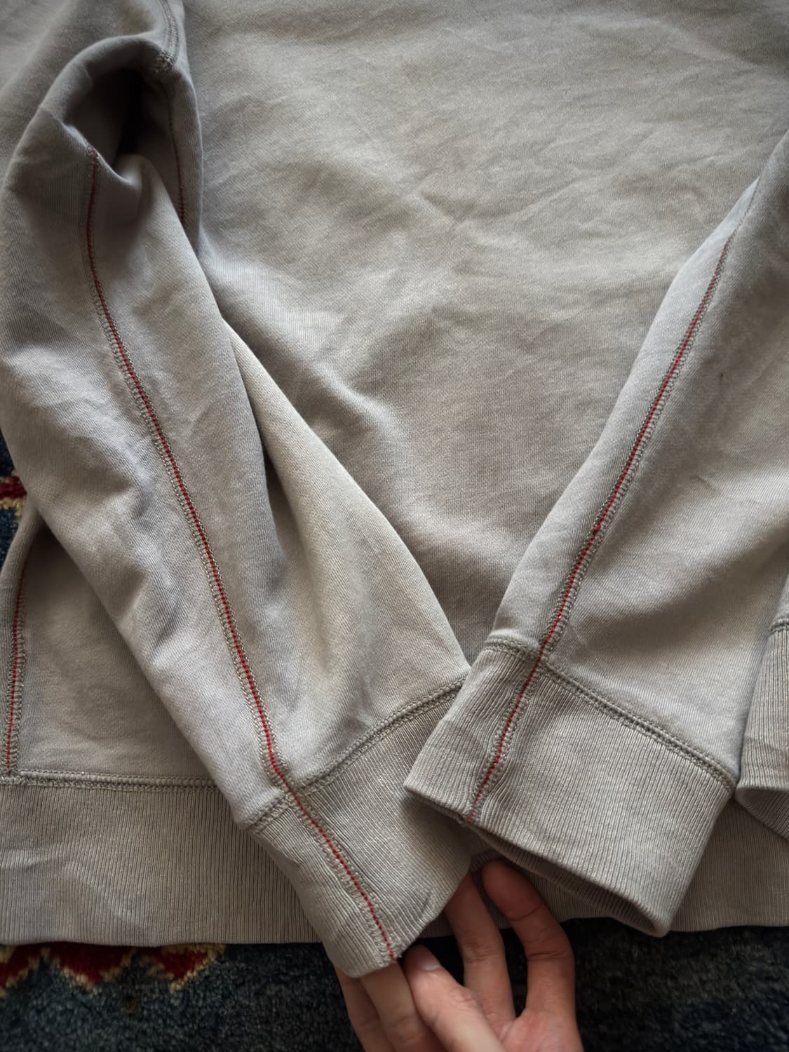 90s Old Gap Selvede line Hood zip-up 상품이미지7