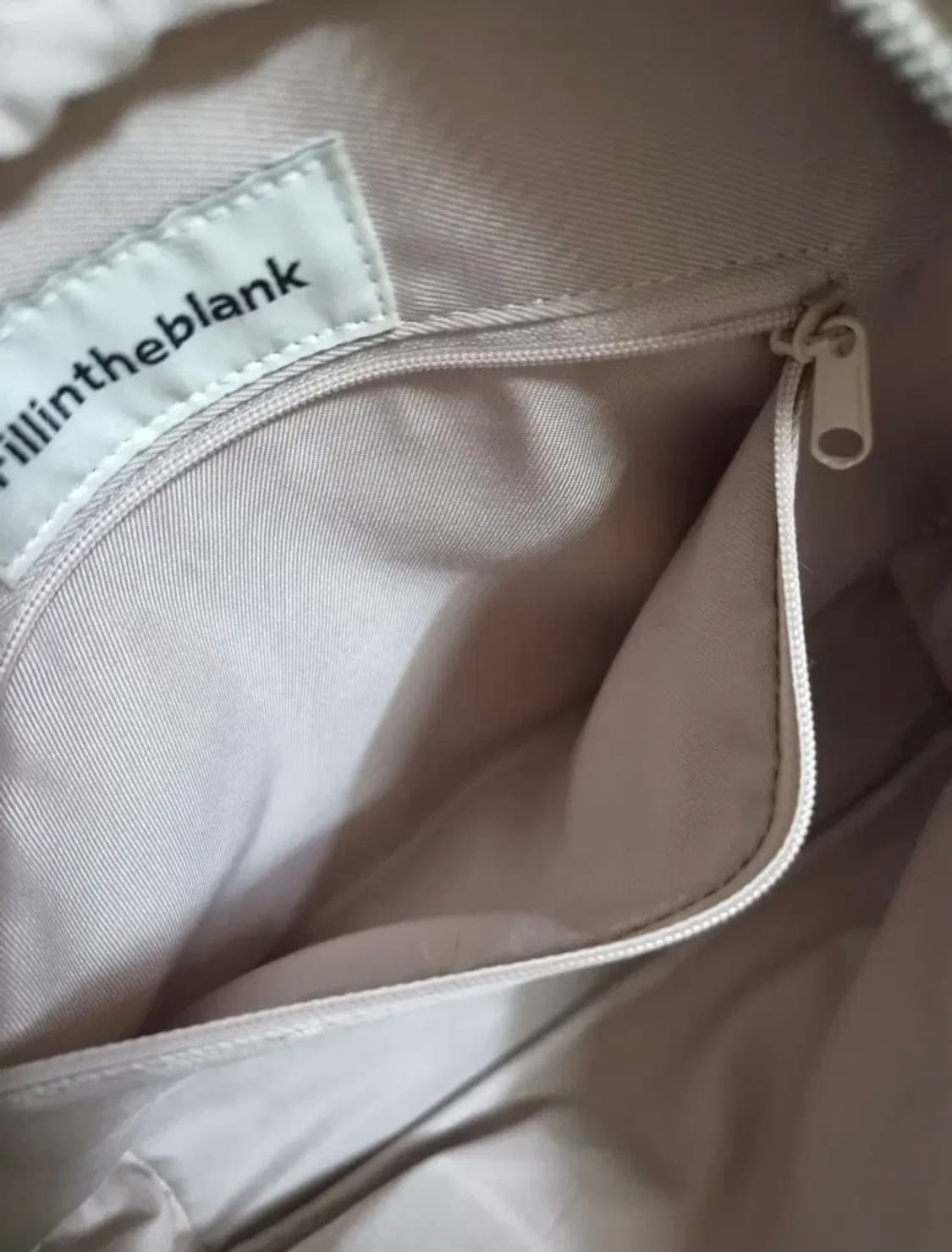필인더블랭크 아이보리 숄더백 상품이미지5