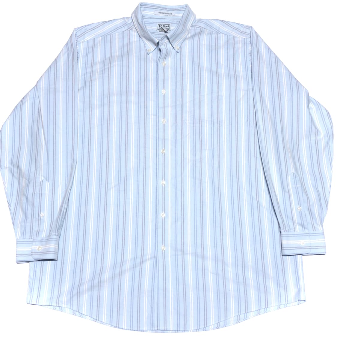 L.L.Bean Wrinkle Resistant Striped Shirt 상품이미지1