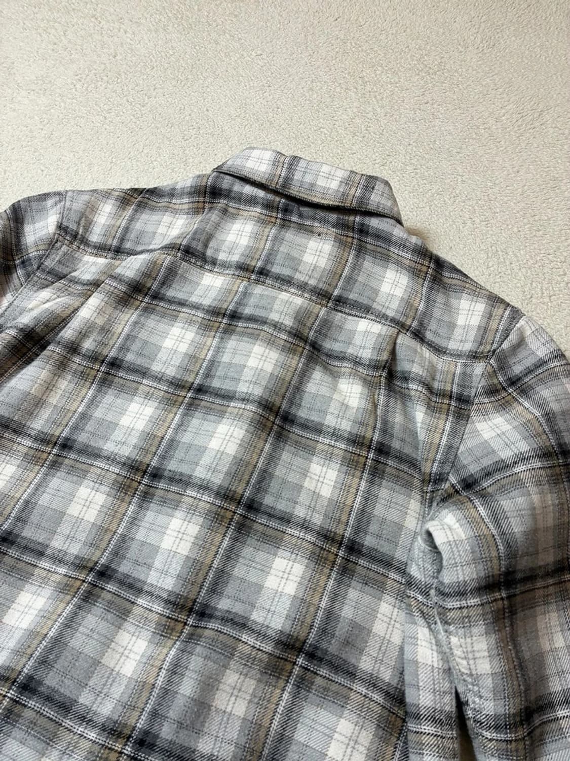 Lee 리 00's 레트로 체크 융털 셔츠 자켓 PN7882 상품이미지7