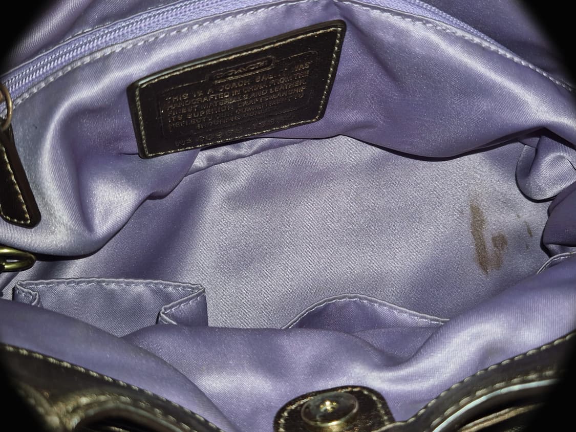 COACH Belt Buckle monogram Hobo Bag 상품이미지5