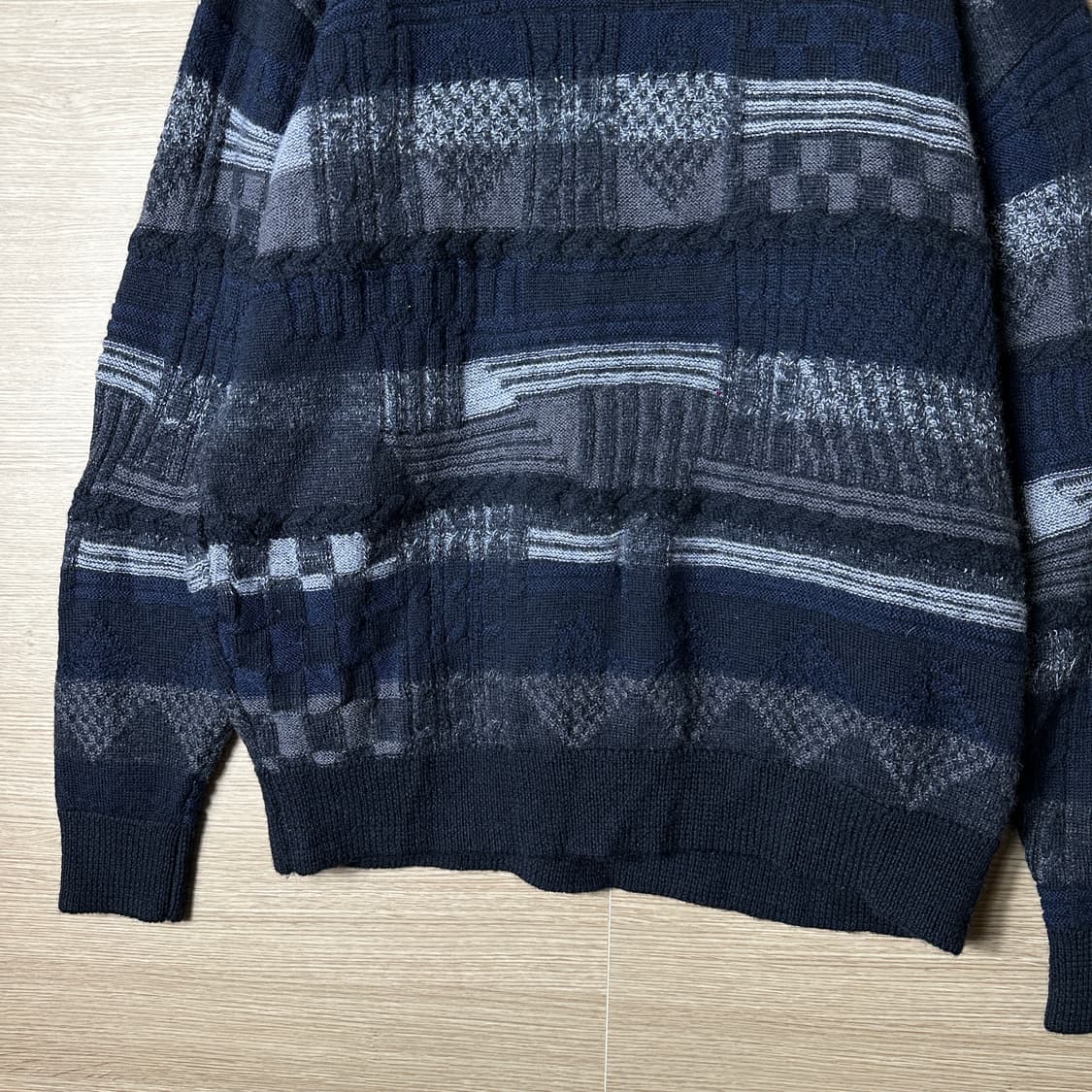 울 100% 케이블니트 상품이미지3