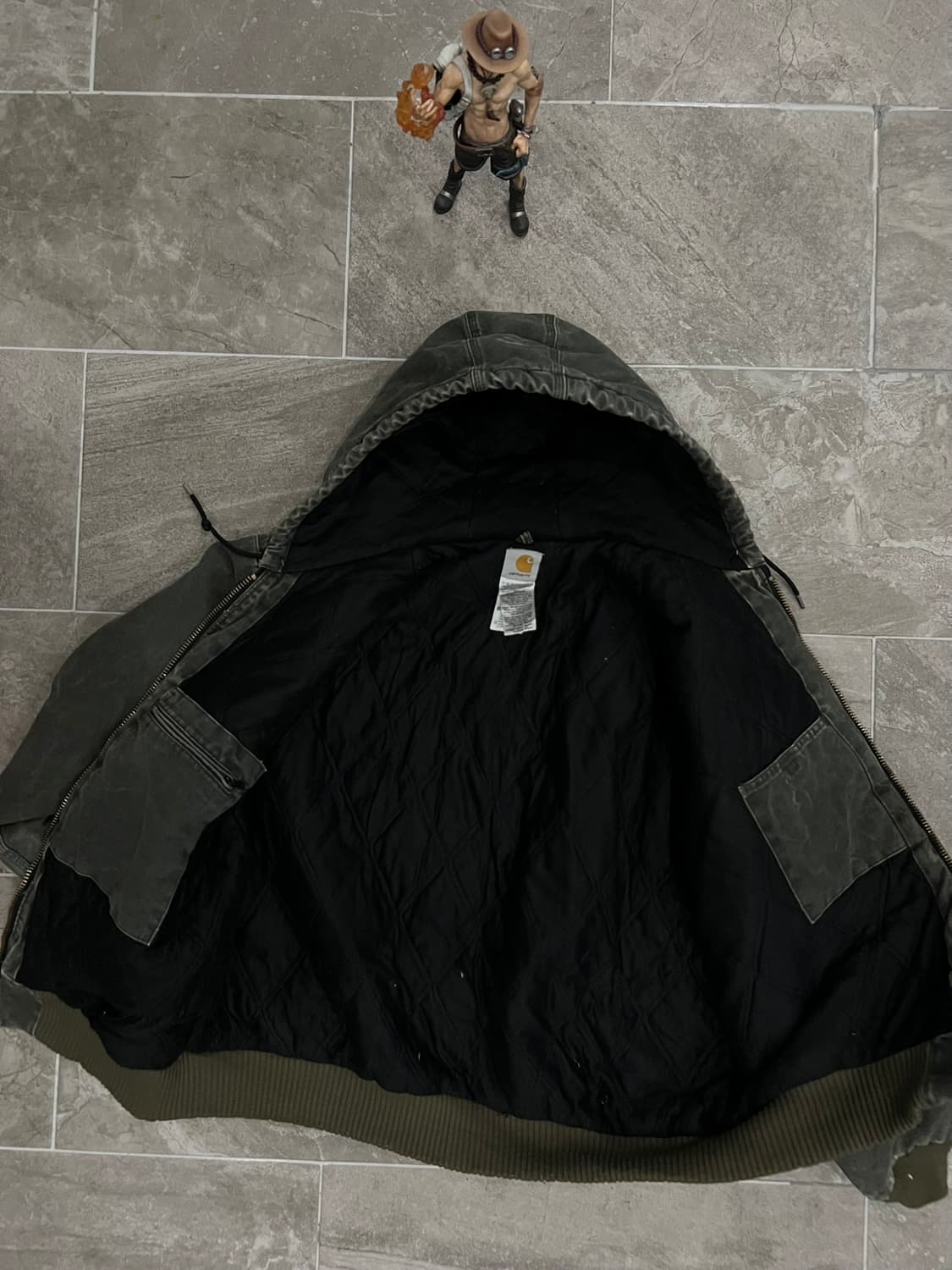 (XL) 칼하트 후드 덕 액티브 자켓 J130 MOS 모스그린 상품이미지3