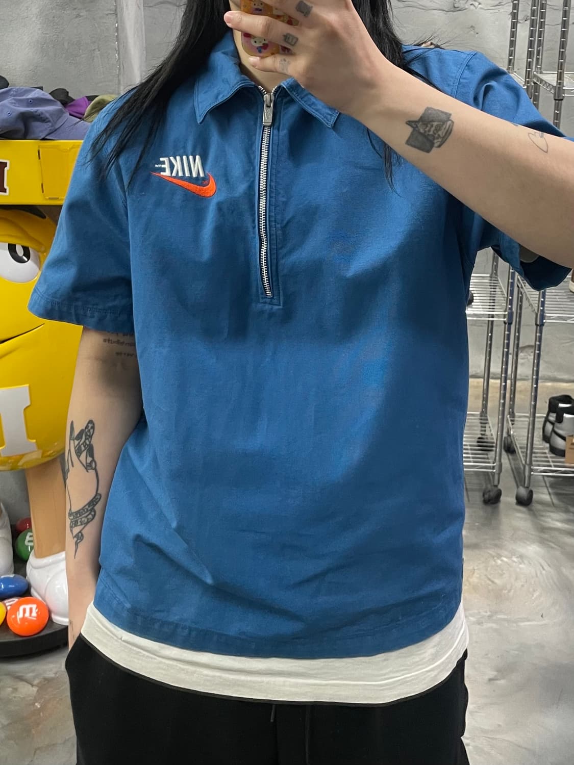 나이키 NSW 풀오버 반팔 셔츠 상품이미지8