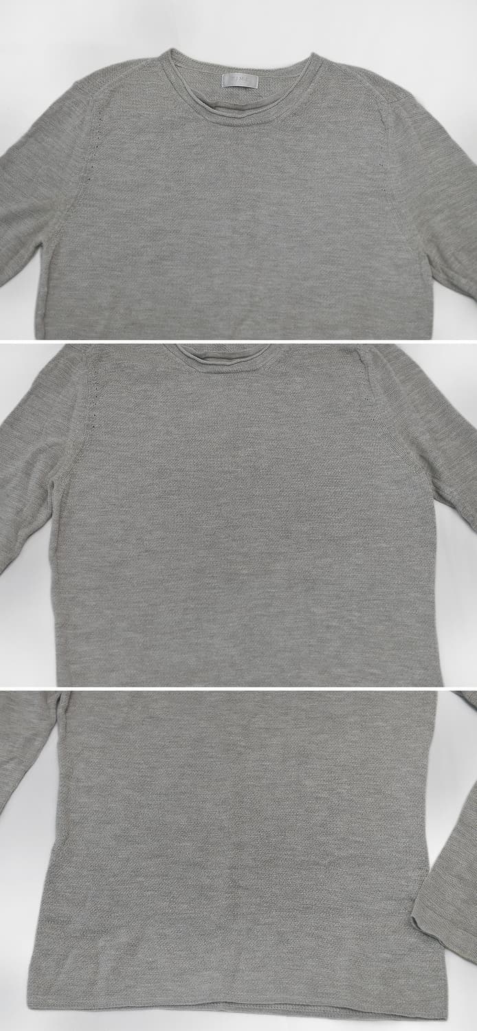 타임 (TIME) 더블넥 울.실크 루즈핏 핸드니트 (95 / 55-66) 상품이미지5