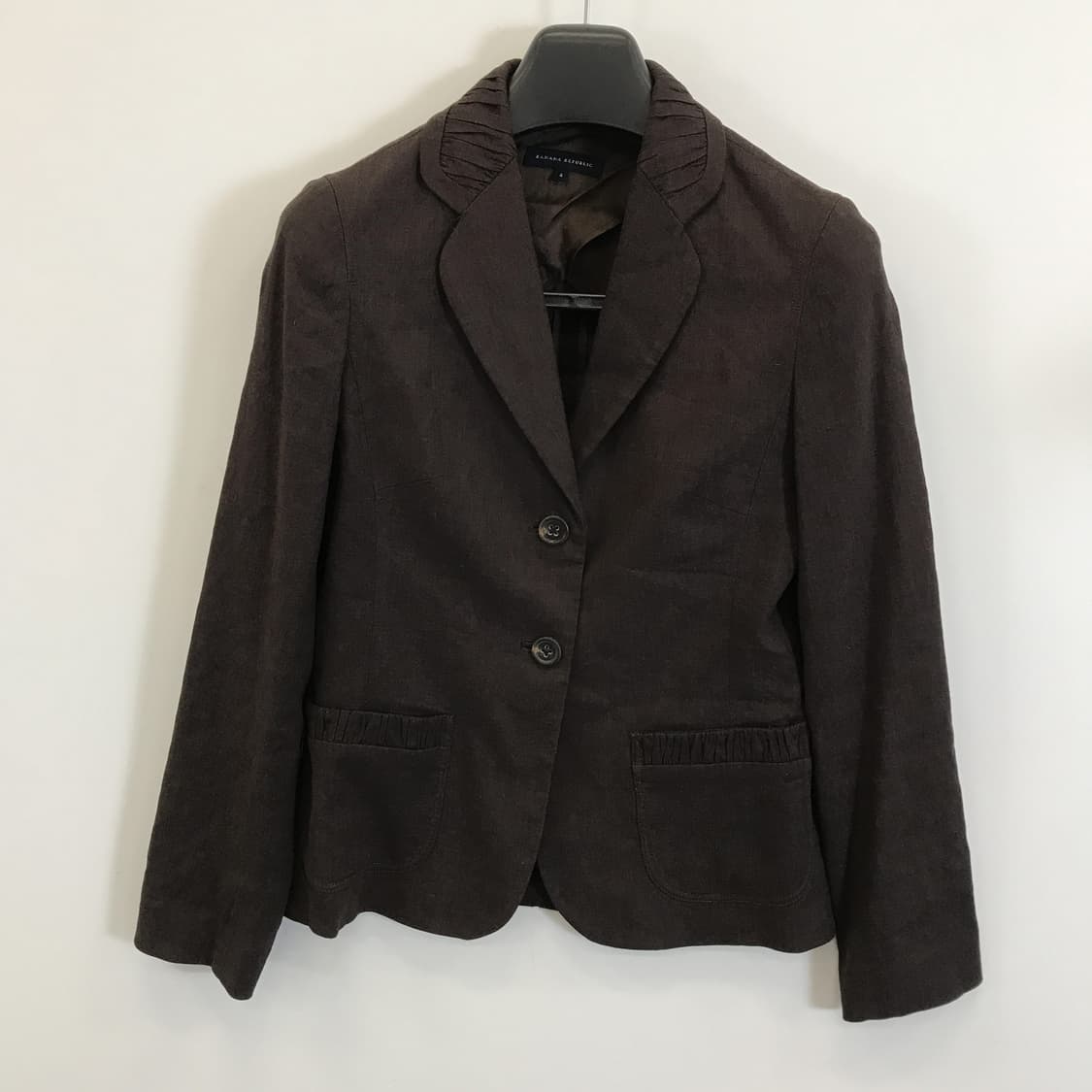 바나나리퍼블릭 브라운 린넨자켓 [여성55] 상품이미지1