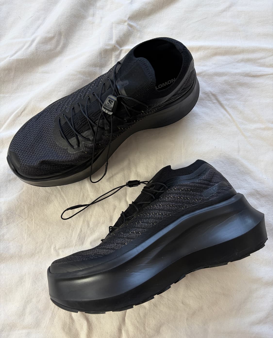 살로몬 x 꼼데가르송 옴므 펄사 플랫폼 블랙 CDG x Salomon 상품이미지1