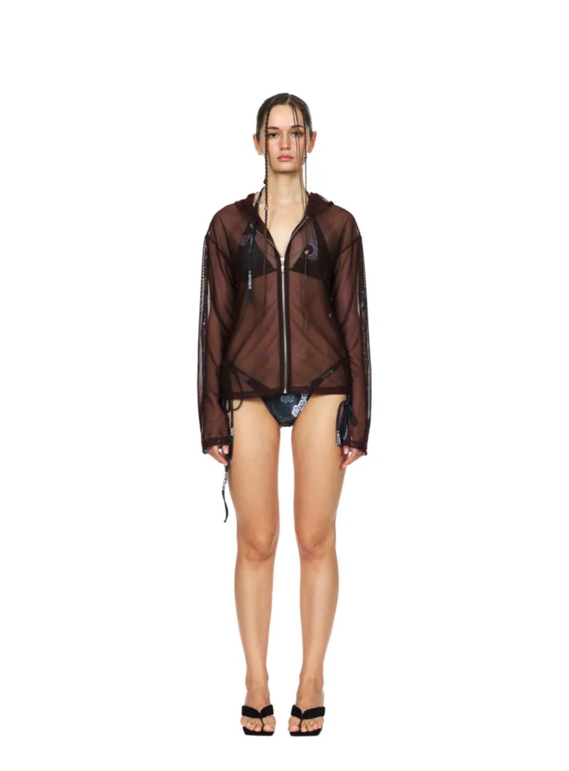 TOOMUCHTAX MESH ZIP-UP HOODIE 상품이미지1