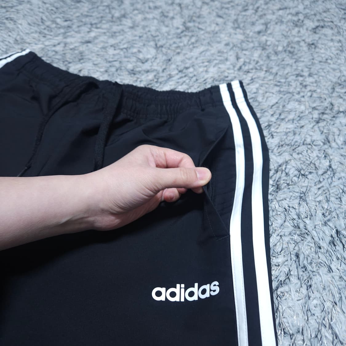 아디다스) L 남자 에센셜 3S 윈드팬츠(우븐) / 왕눈이샵 상품이미지3