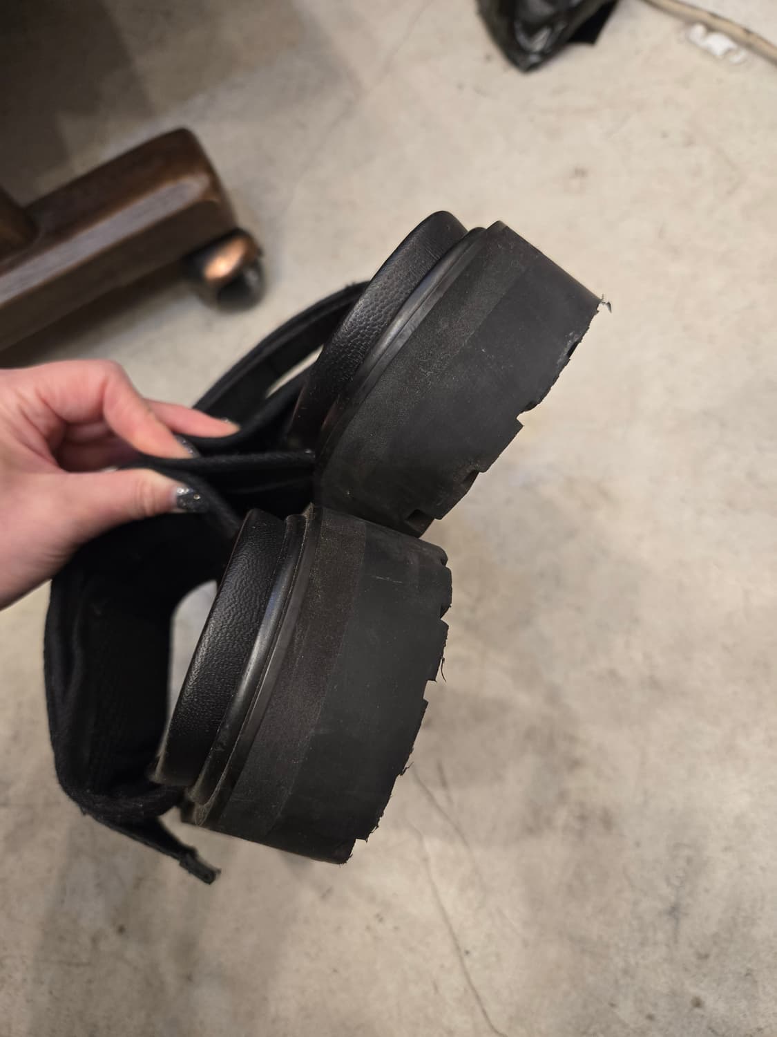 준지 레더 슬라이더슬리퍼 상품이미지3