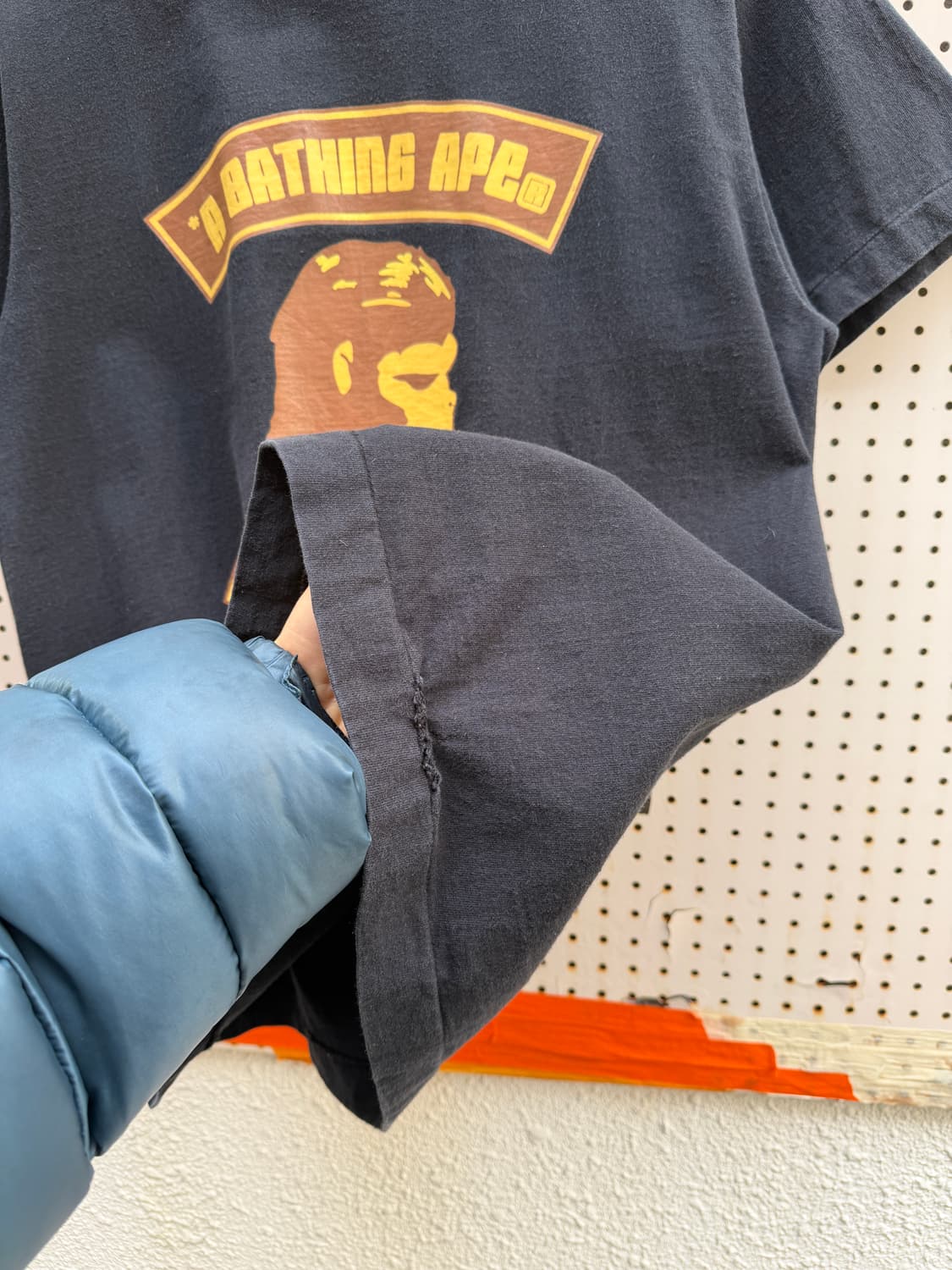 90s OLD BAPE FADED BLACK 올드베이프 빈티지티셔츠 상품이미지7