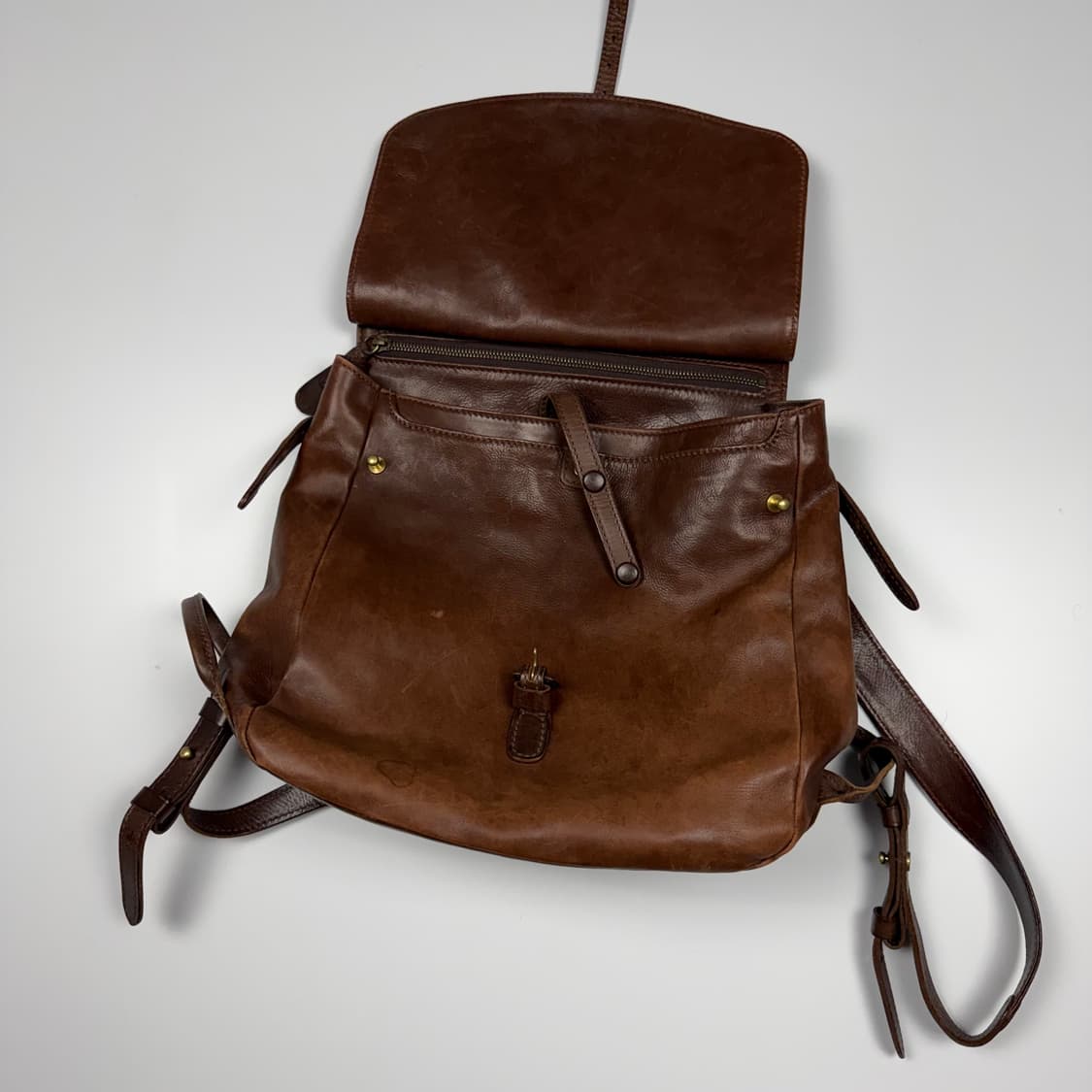 겐텐(Genten) 미니 가죽 럭색 백팩 상품이미지4