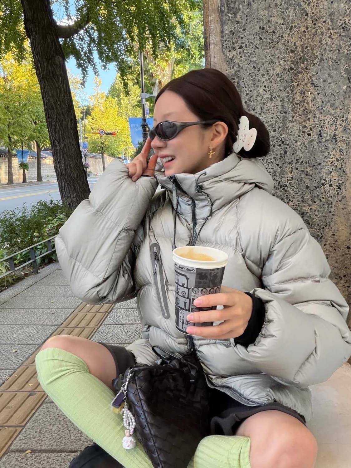 [230-250]베이스레인지 25fw 오버 니삭스/키르 그린 상품이미지2