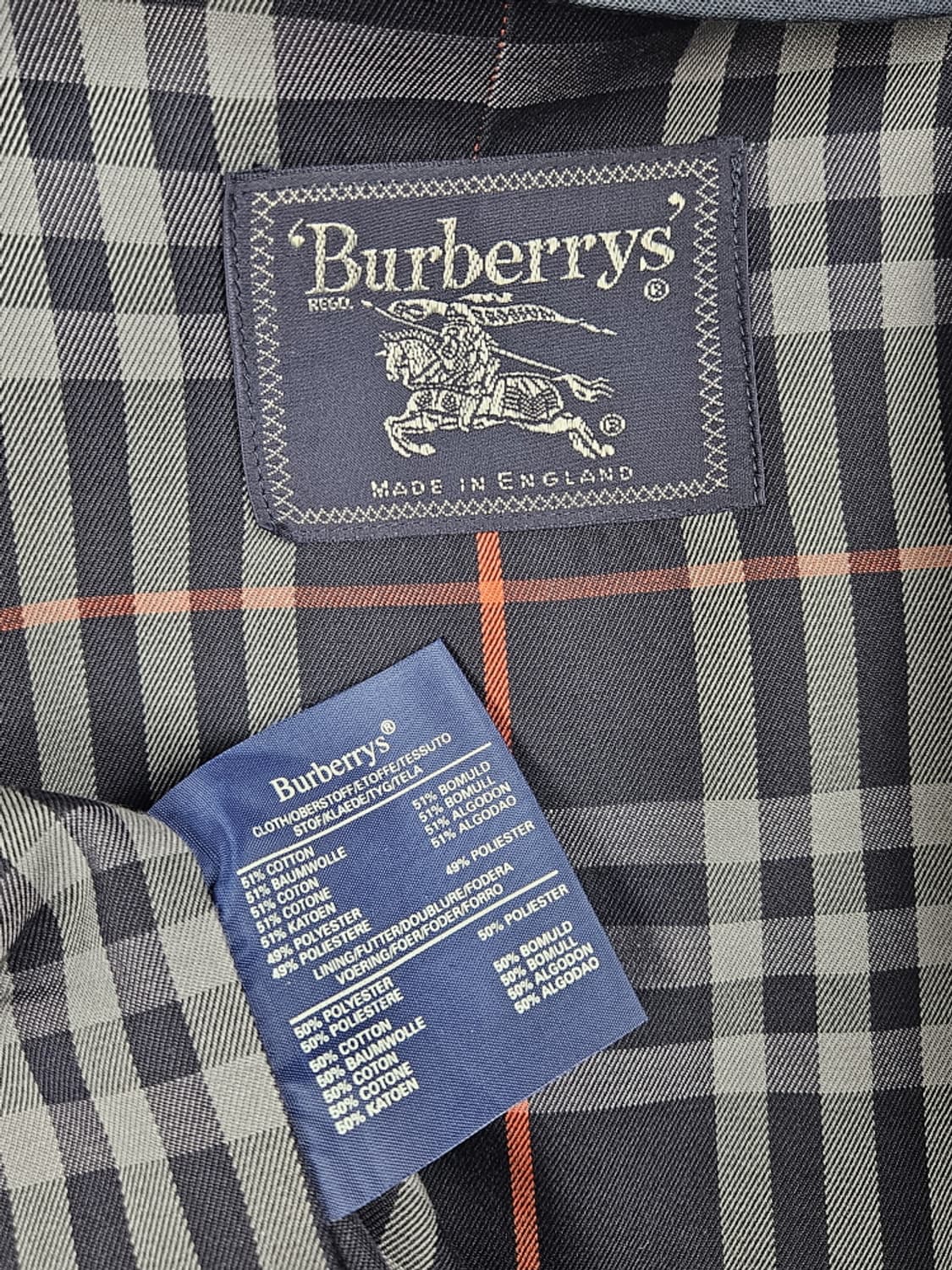 버버리 히든 버튼 발마칸 트렌치 코트 ( 상세설명참조 ) / 10579 상품이미지6