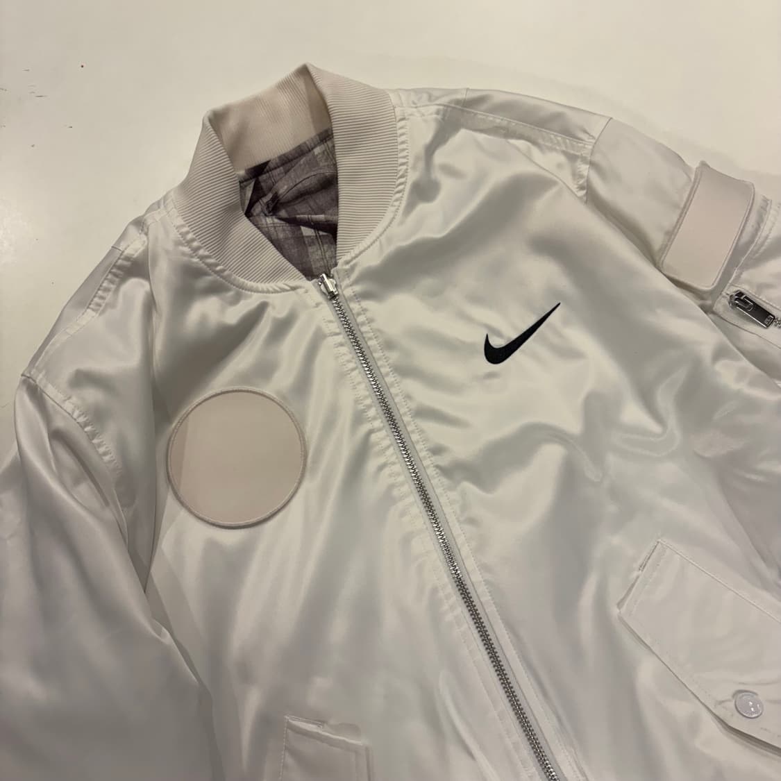 [L] 나이키 코트 슬램 화이트 봄버 자켓 B562 상품이미지7