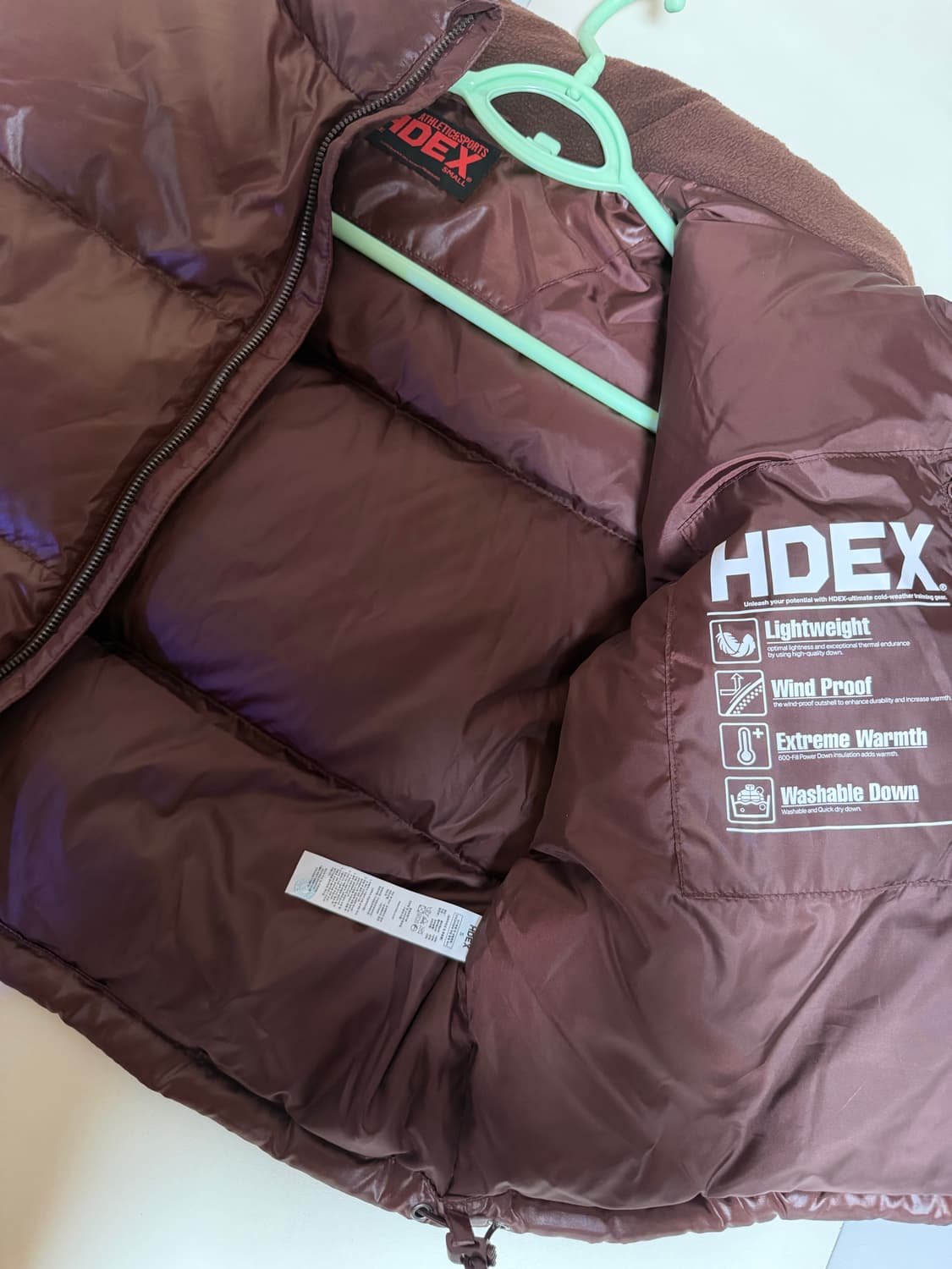 HDEX 크롭 패딩  브라운 s몰 상품이미지7