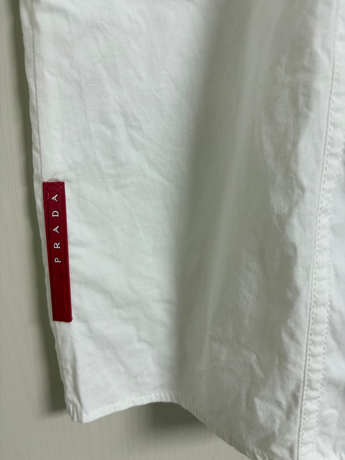 프라다 스포츠 사이드 패치 로고 셔츠 상품이미지5