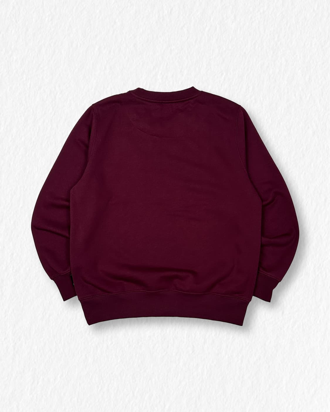 세인트스코트 기모 맨투맨 버건디 상품이미지2