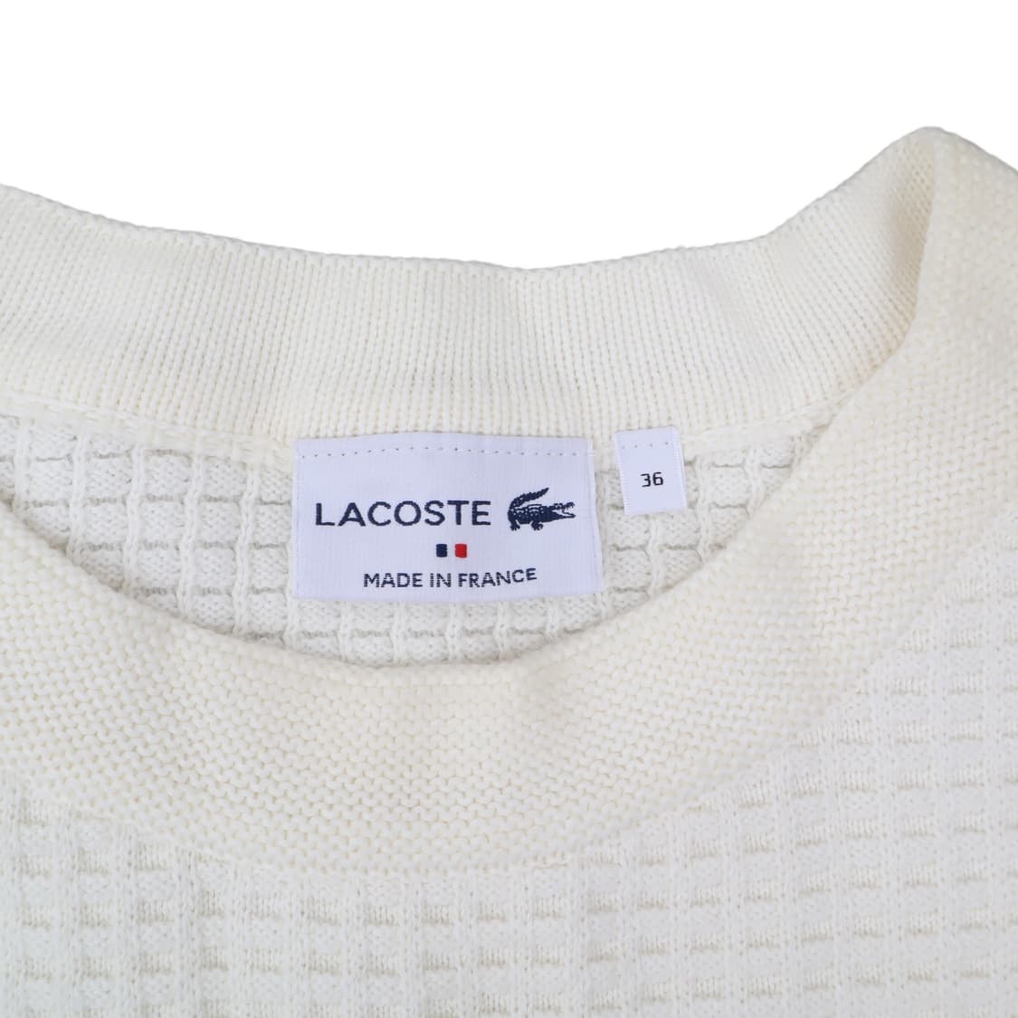라코스테 언더 로고 와플 코튼 니트 상품이미지8
