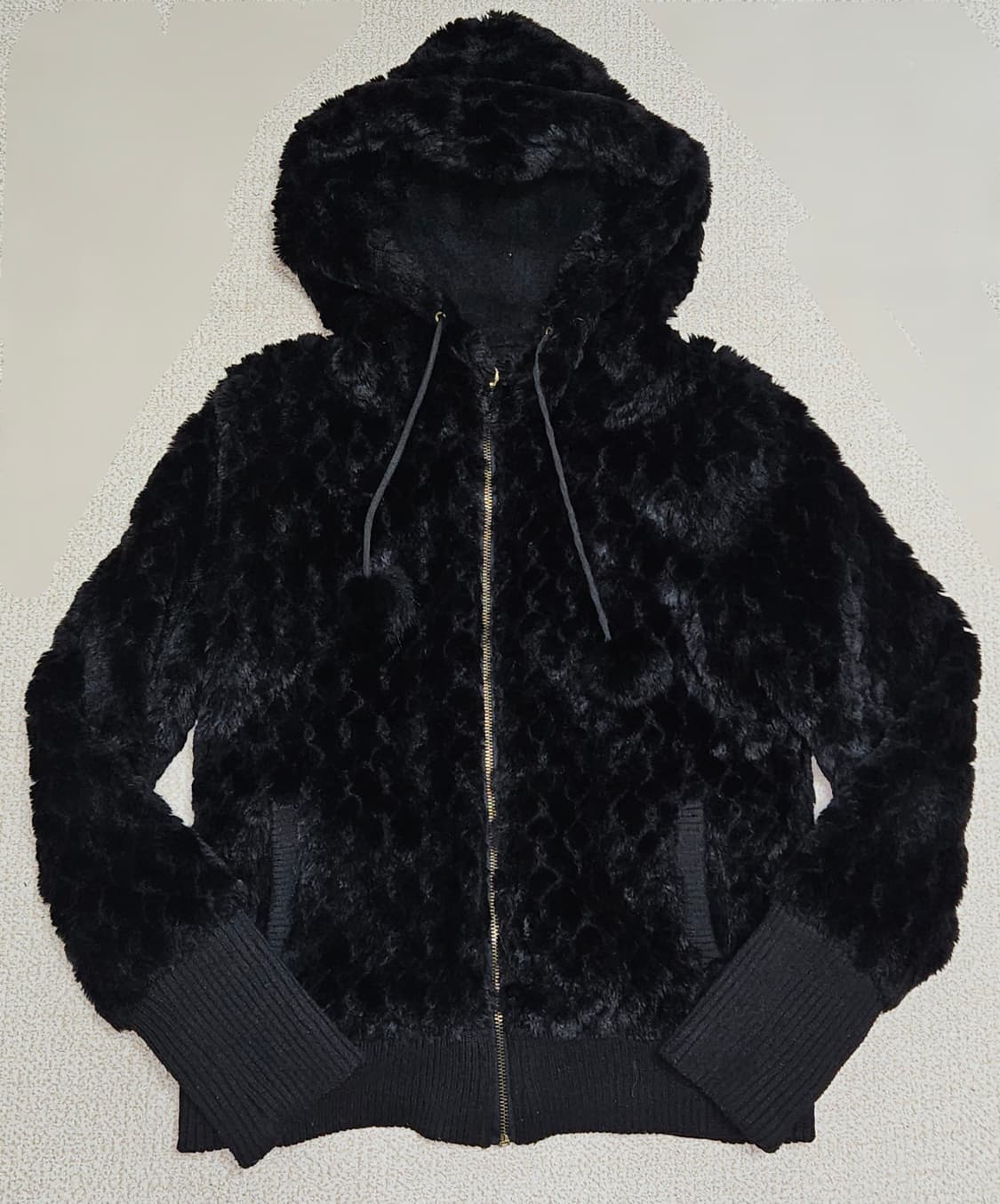 리즈리사돌 폼폼이 퍼 후드집업 / 갸루 오네갸루 히메갸루 상품이미지1