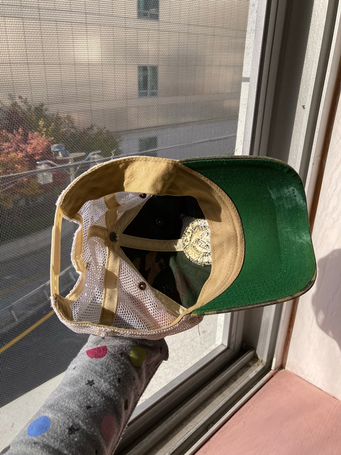 밀리터리 메쉬 볼캡 상품이미지3