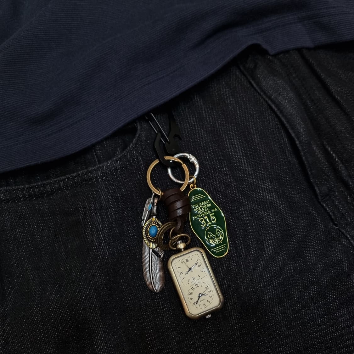 🕰Time Feather키링 keychain 상품이미지3