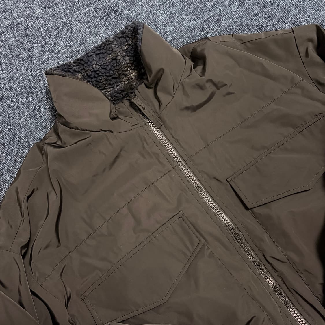 헤지스 HIS 리버시블 플리스 점퍼 상품이미지8