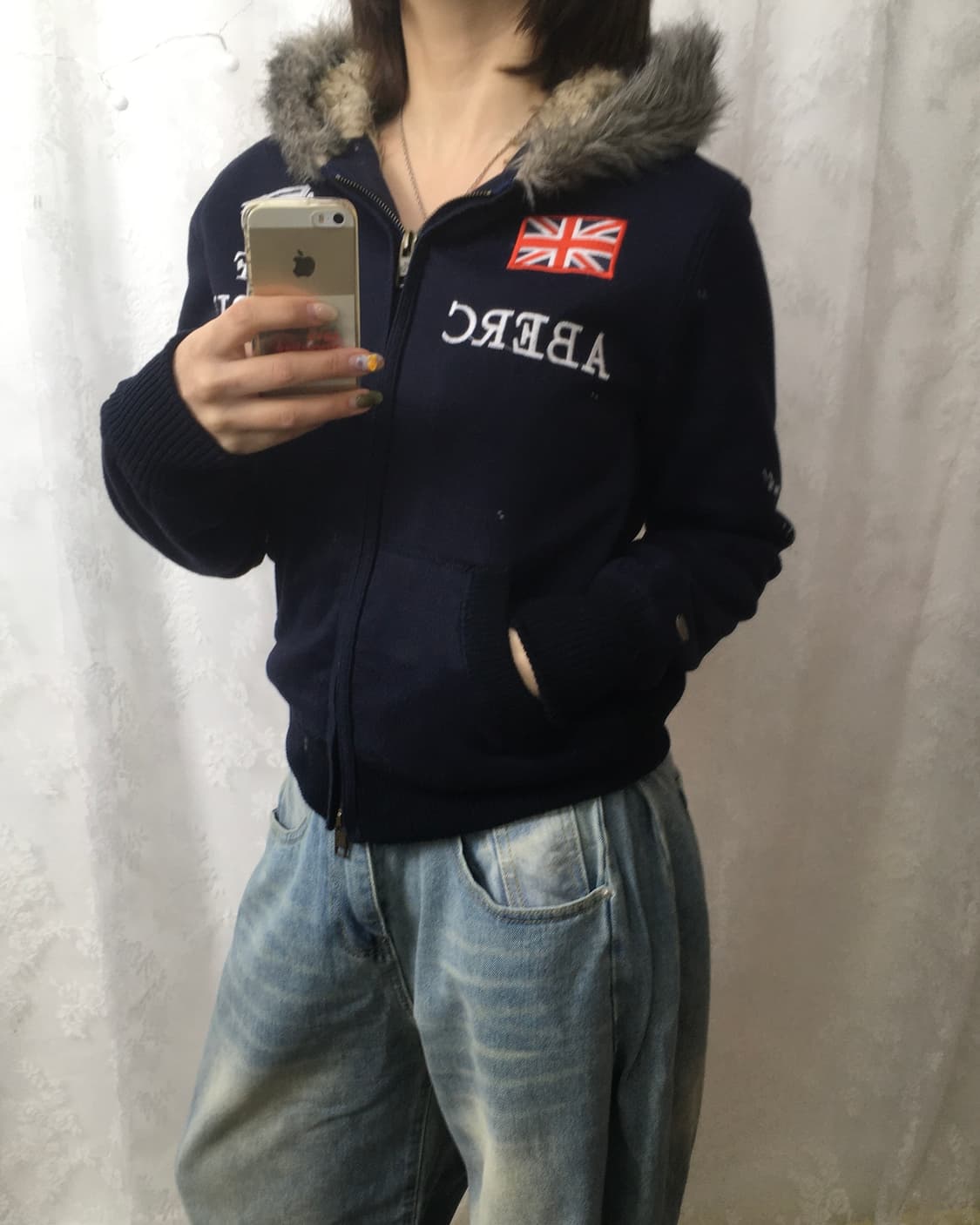 ABERCROMBIE & FITCH WolfJo Hooded ZipUp 상품이미지7