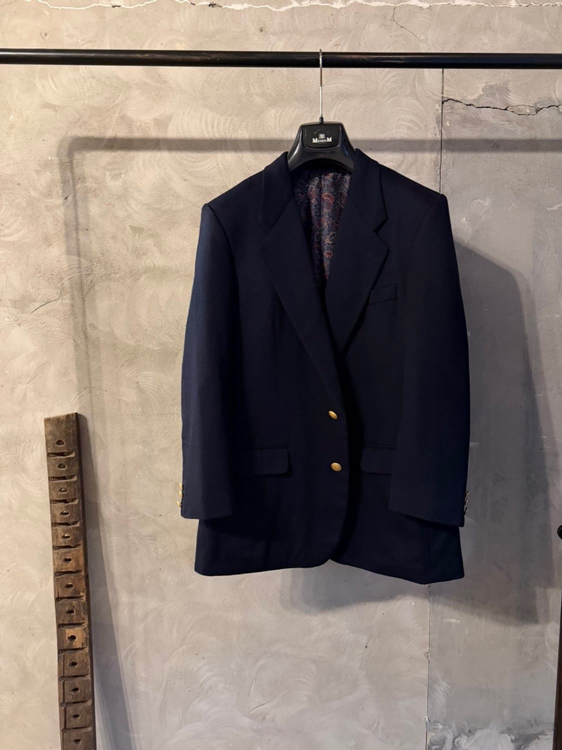 아쿠아스큐텀 캐시미어 금장 블레이저 100 상품이미지6