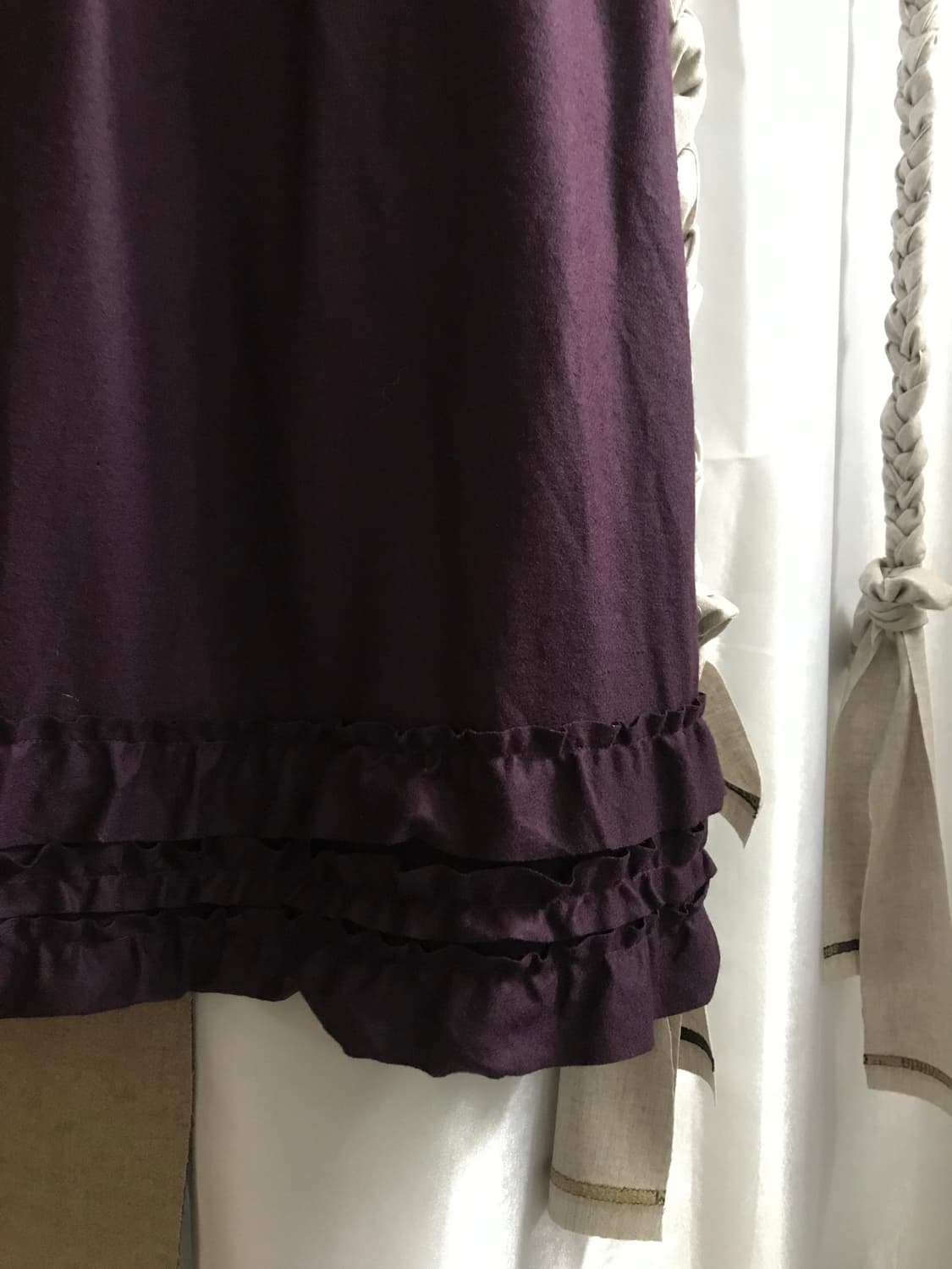 vintage purple frill one-piece 상품이미지8