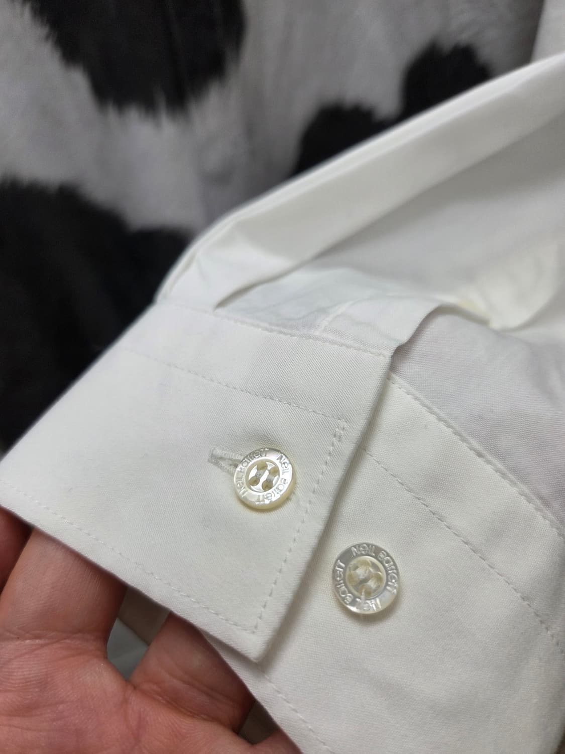 닐바렛 패턴 셔츠 상품이미지3