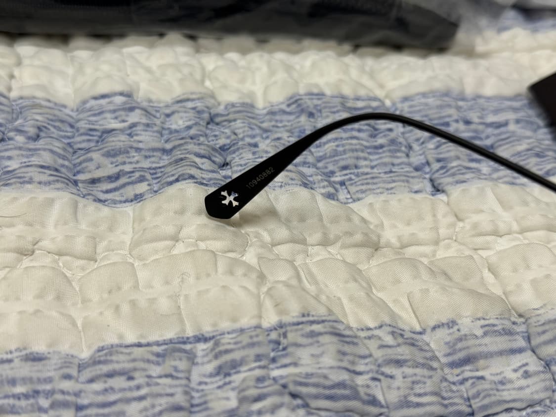 크롬하츠 슬런트레딕션 52사이즈 매트블랙 새상품 판매합니다 상품이미지5