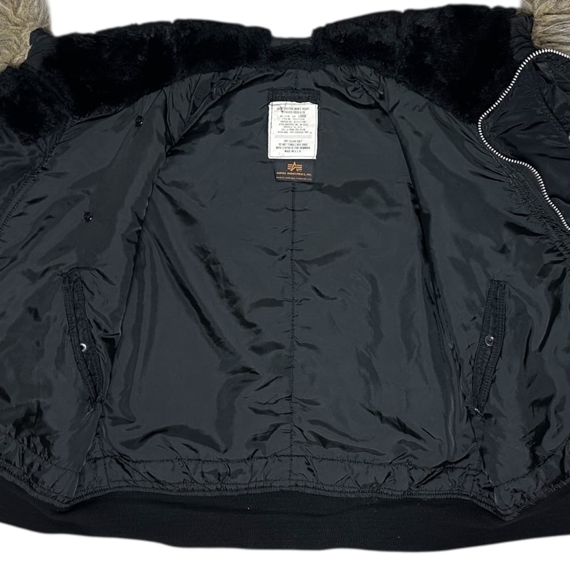 알파인더스트리 80s N-2B 블랙 상품이미지10