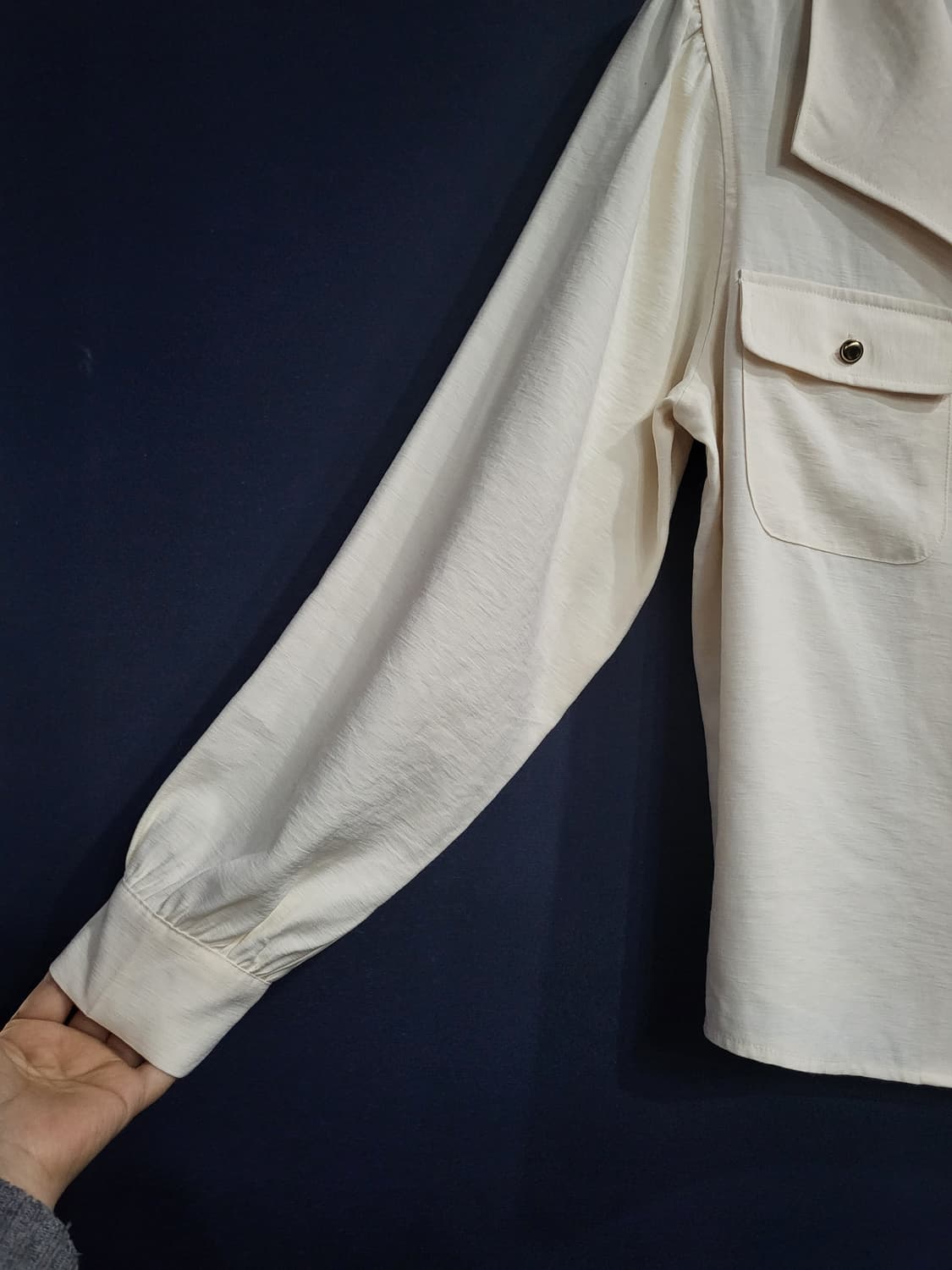 슬로우비 셔츠형 블라우스(새상품) 상품이미지3