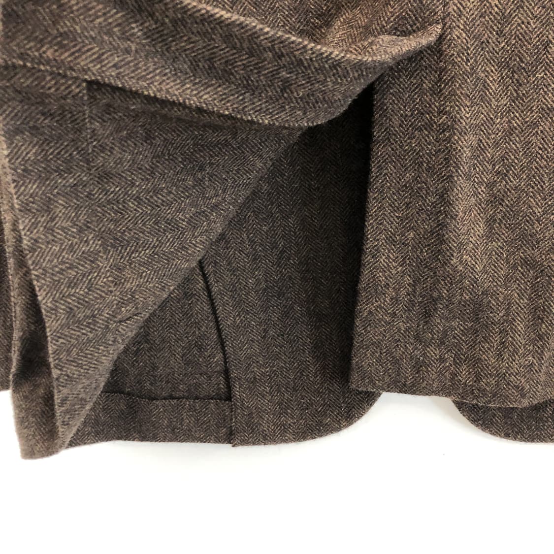 유니클로 헤링본 모직자켓 L 브라운  상품이미지5