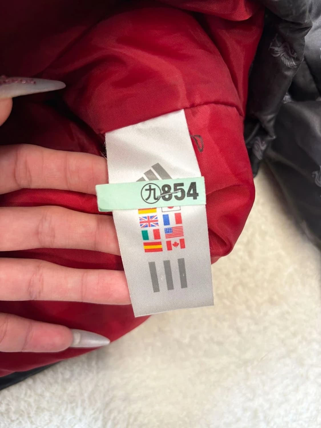 아디다스 08's 리버풀 풀 패턴 다운 푸퍼 패딩 pn6150 상품이미지10