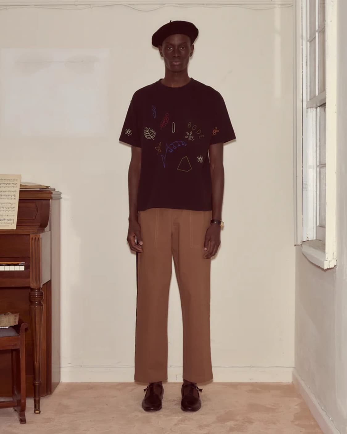 [M,L]보디 BODE Embroidered Field Guide 티셔츠 상품이미지2