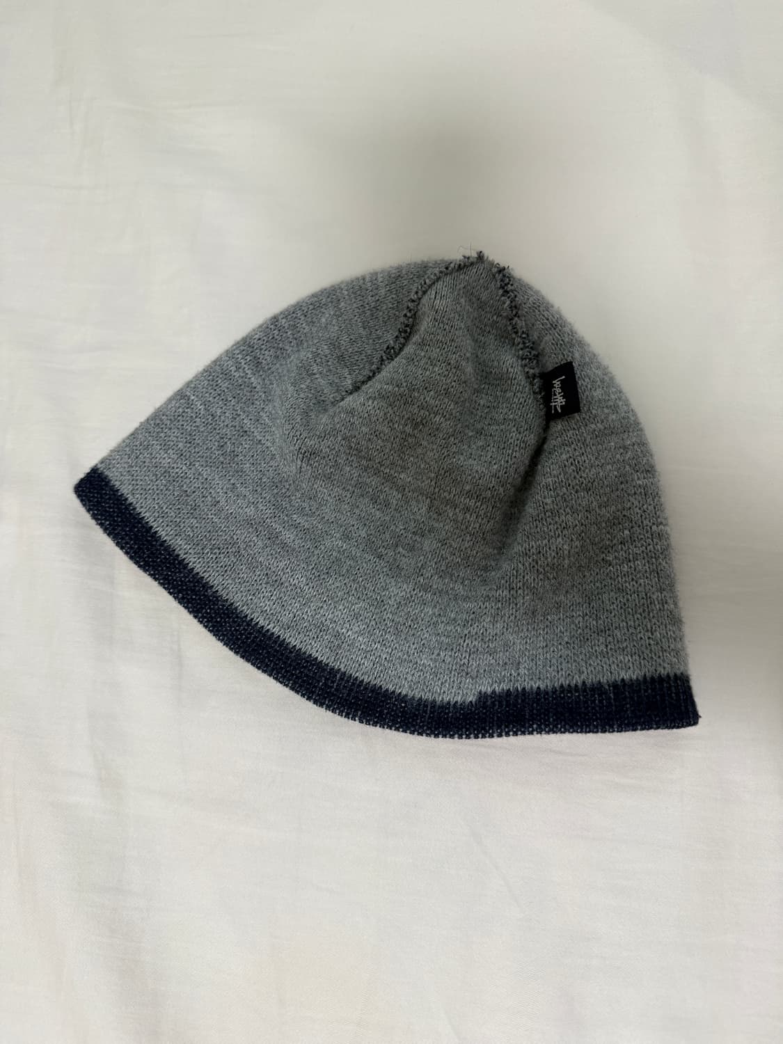 00s 올드 스투시 고딕 로고 자카드 비니 상품이미지6