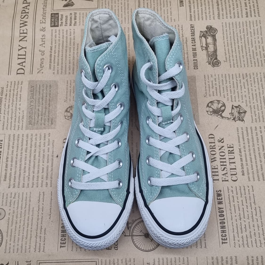 컨버스 올스타 하이 민트색 스니커즈240 상품이미지2