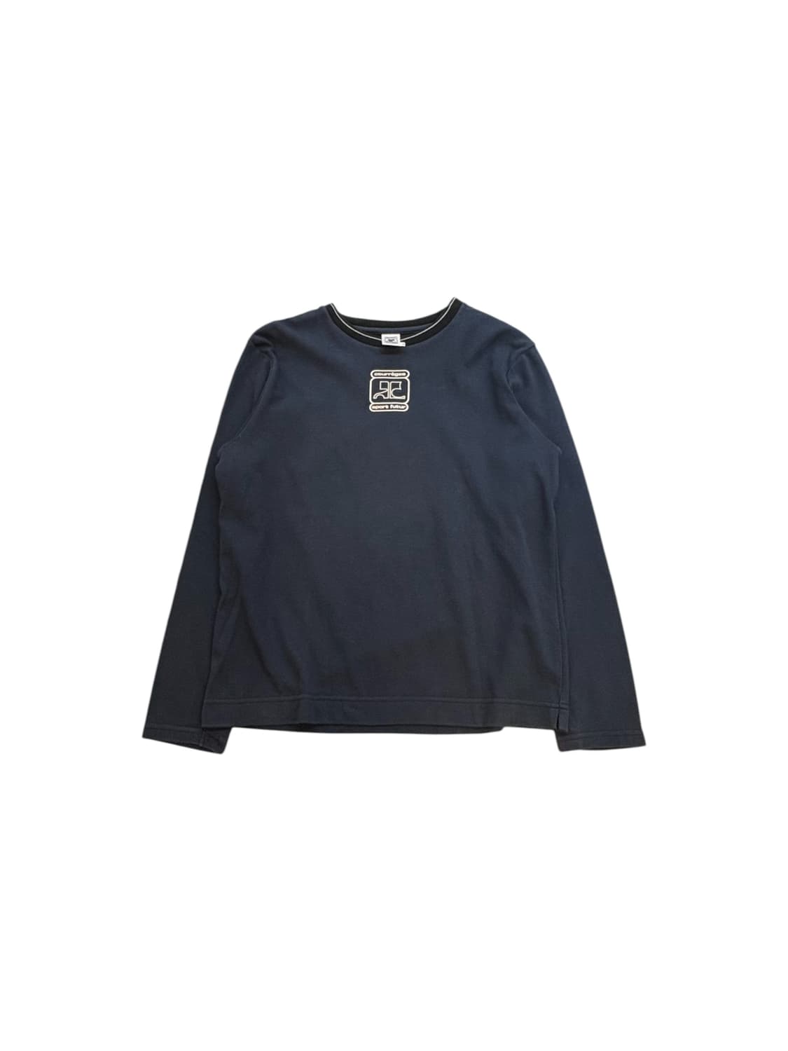 꾸레쥬 로고 롱슬리브 상품이미지1