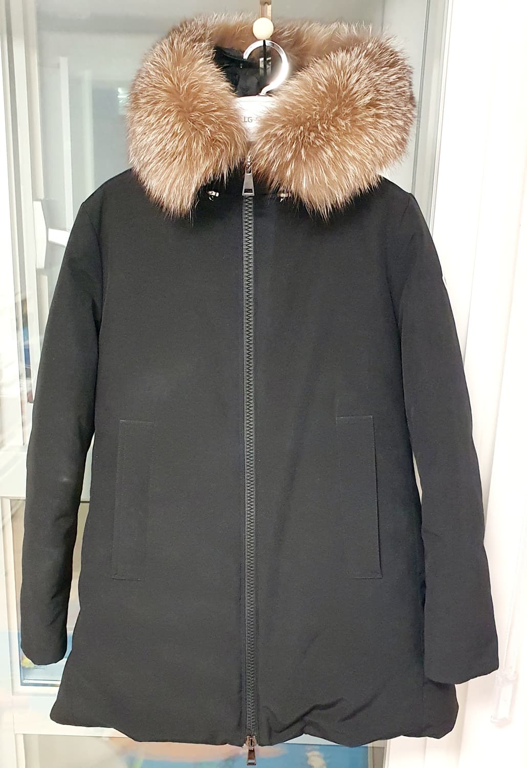 몽클레어 여성용 폭스퍼 패딩 BLAVET(블랙,1사이즈) 상품이미지2