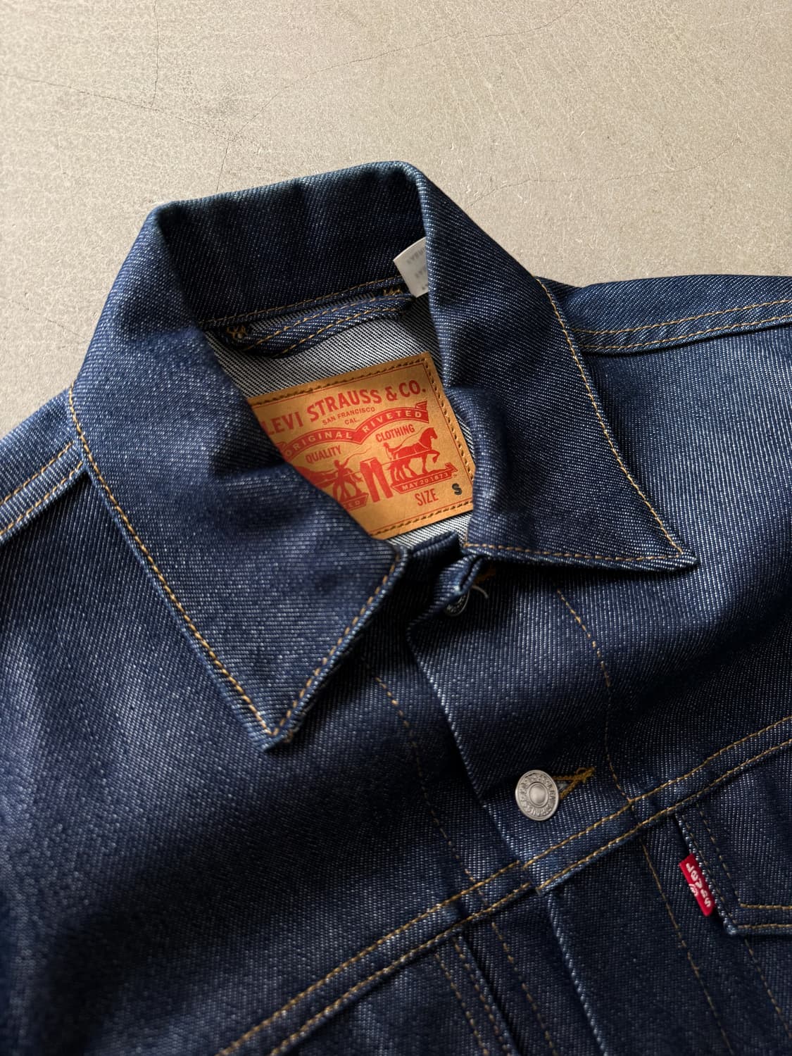 Levi’s Type 3 Raw Denim Trucker Jacket 상품이미지4