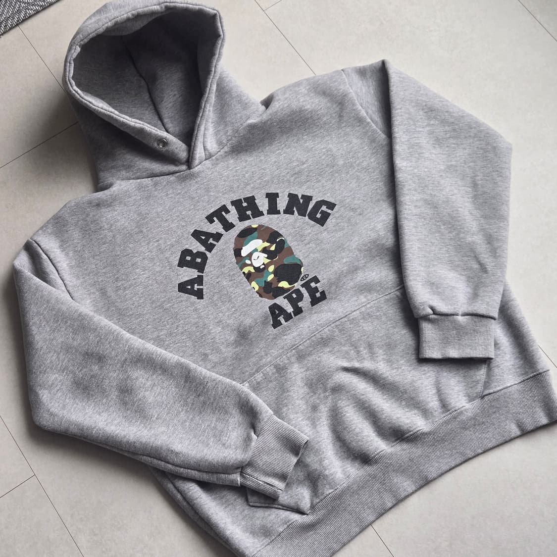 그레이 카모 BAPE 후디  상품이미지1