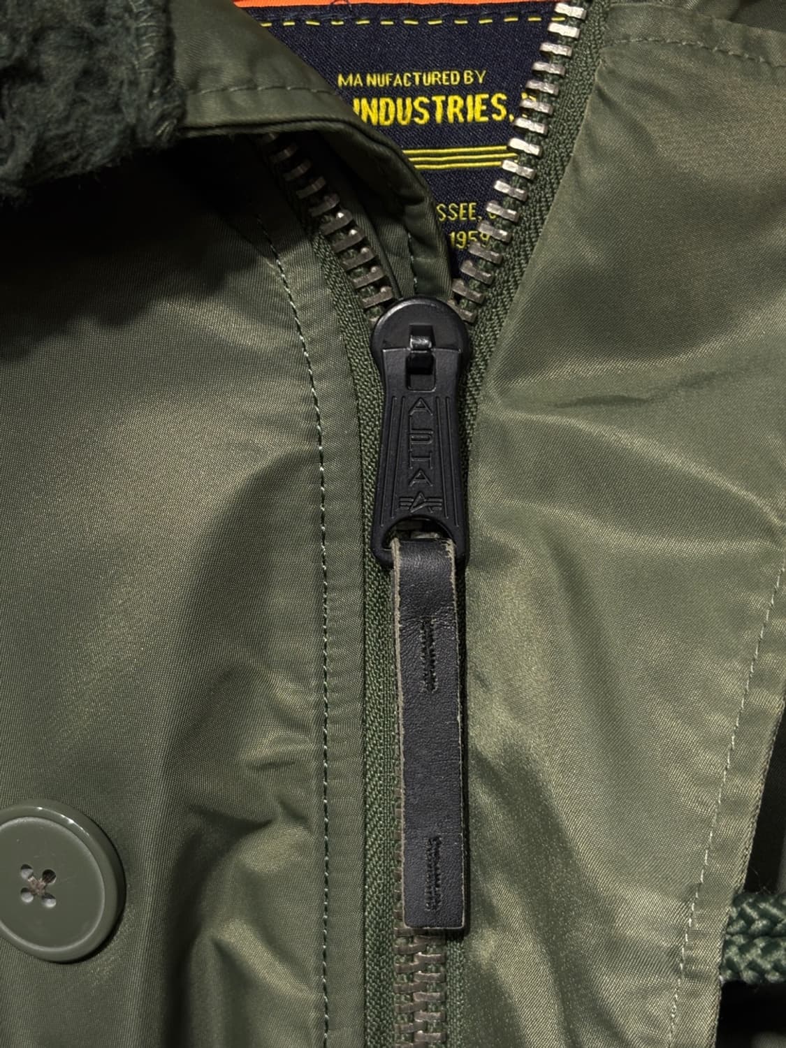 알파 n-3b 공군 파카 상품이미지4