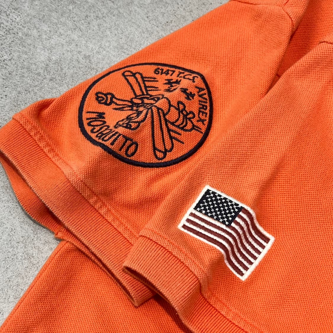 아비렉스 자수 반팔카라티 s10665 상품이미지6